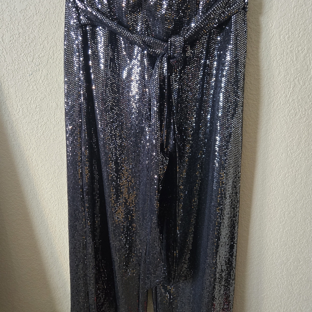 New Look Black Sequin Pants